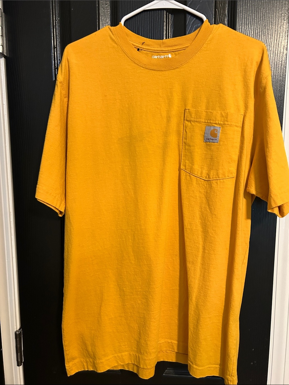 Carhartt Men's Golden Yellow Short Sleeve Pocket Tee